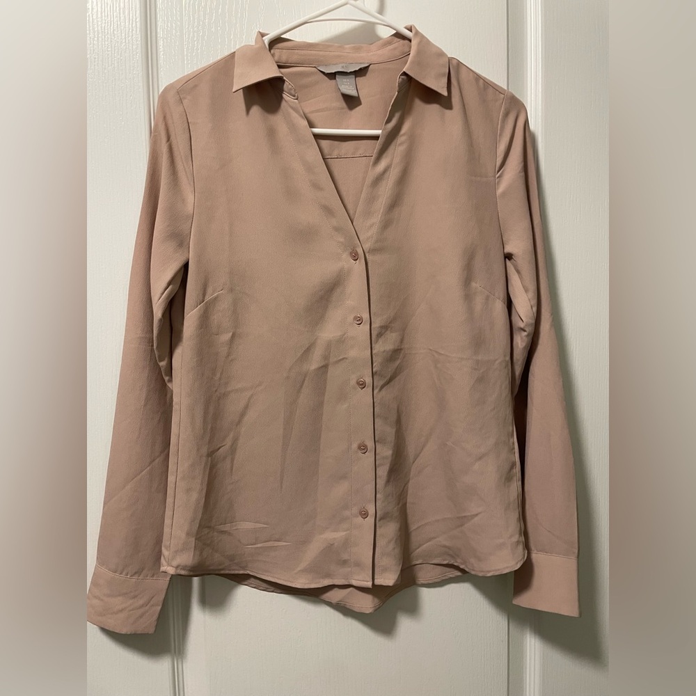 H&M button down blouse